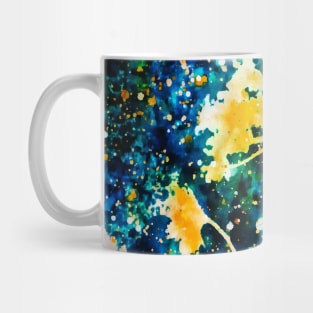 Botanical cyanotype floral Mug